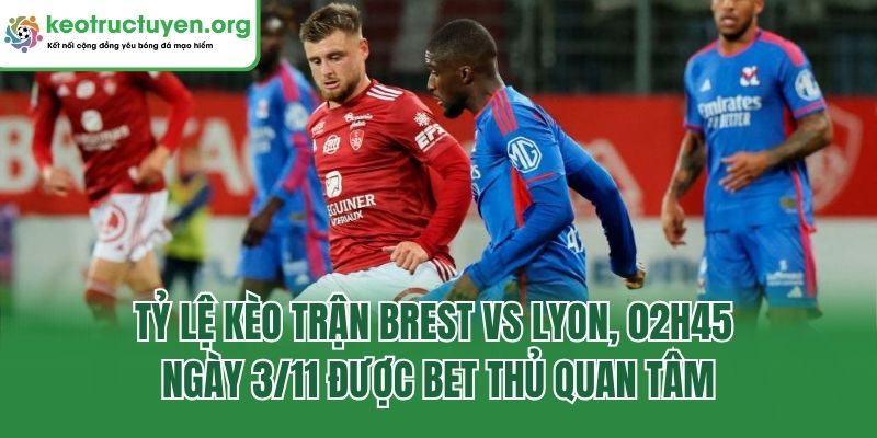 Nhận Định Tỷ Lệ Kèo Trận Brest Vs Lyon, 02h45 Ngày 3/11 Tỷ lệ kèo trận Brest vs Lyon, 02h45 ngày 3/11 được bet thủ quan tâm