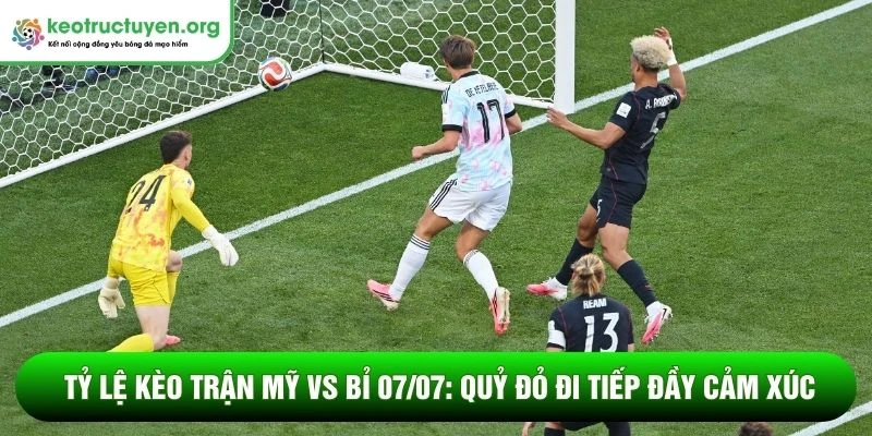 Tỷ lệ kèo trận Mỹ vs Bỉ 07/07: Quỷ đỏ đi tiếp đầy cảm xúc Tỷ lệ kèo trận Mỹ vs Bỉ 07/07